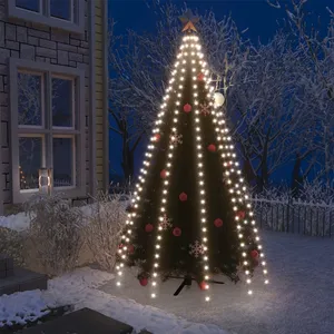 Comparateur de prix : vidaXL Guirlande lumineuse d'arbre de Noël 300 LED Blanc froid 300 cm