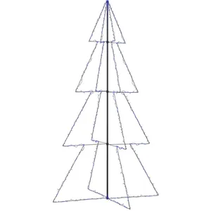 vidaXL Arbre de Noël cône 360 LED d'intérieur/d'extérieur 143x250 cm pas cher