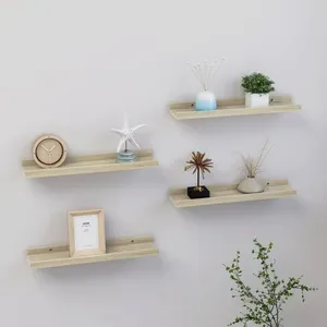 Comparateur de prix : vidaXL Étagères murales 4 pcs chêne sonoma 40x9x3 cm