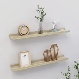 Comparateur de prix : vidaXL Étagères murales 2 pcs chêne sonoma 60x9x3 cm