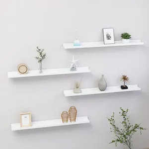 Comparateur de prix : vidaXL Étagères murales 4 pcs Blanc 80x9x3 cm