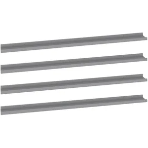 Comparateur de prix : vidaXL Étagères murales 4 pcs Gris 115x9x3 cm