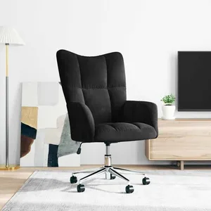 Comparateur de prix : vidaXL Chaise de relaxation Noir Velours