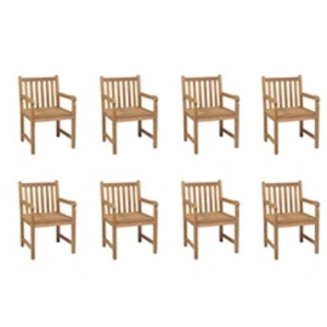 Comparateur de prix : VIDAXL Chaises D'extérieur 8 Pcs Bois De Teck Solide Yueyinnkeji
