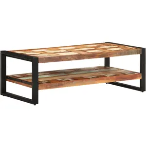 Comparateur de prix : vidaXL Table basse 120x60x40 cm Bois de récupération solide