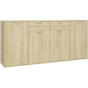 Comparateur de prix : vidaXL Buffet Chêne sonoma 160x36x75 cm Aggloméré