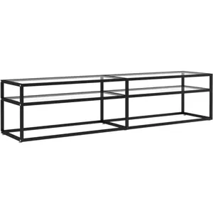 Comparateur de prix : vidaXL Meuble TV Transparent 180 × 40 × 40.5 cm Verre trempé