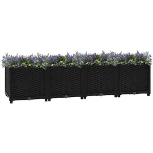 Comparateur de prix : vidaXL Lit surélevé 160x40x38 cm Polypropylène