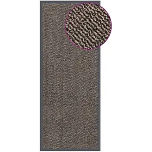 Comparateur de prix : vidaXL Paillasson touffeté 60x150 cm Marron foncé