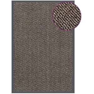 Comparateur de prix : vidaXL Paillasson touffeté 80x120 cm Marron foncé