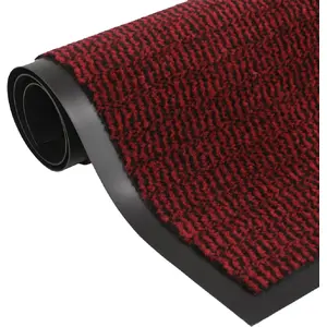 Comparateur de prix : vidaXL Paillasson touffeté 60x150 cm Rouge