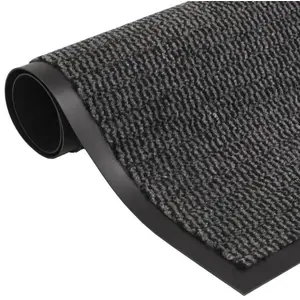 Comparateur de prix : vidaXL Paillasson touffeté 60x180 cm Anthracite