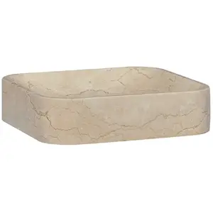 Comparateur de prix : vidaXL Lavabo Crème 40x40x10 cm Marbre
