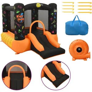 Comparateur de prix : Happy Hop Château gonflable avec toboggan 210x280x170 cm PVC