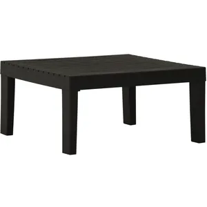 Comparateur de prix : vidaXL Table de salon de jardin Plastique Gris