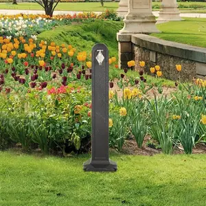 Comparateur de prix : vidaXL Réservoir de jardin avec robinet Anthracite Aspect de pierre