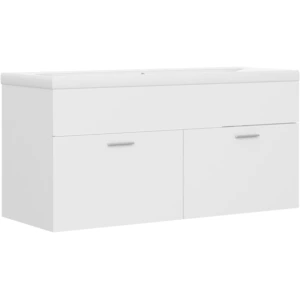 Comparateur de prix : vidaXL Armoire évier intégré Blanc