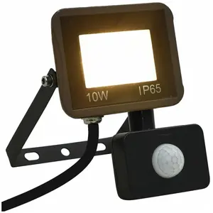 Comparateur de prix : vidaXL Projecteur à LED avec capteur 10 W Blanc chaud