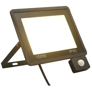 Comparateur de prix : vidaXL Spotlight met sensor LED 100 W warmwit