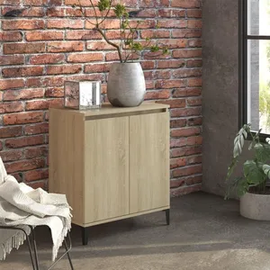 Comparateur de prix : vidaXL Buffet Chêne sonoma 60x35x70 cm Aggloméré