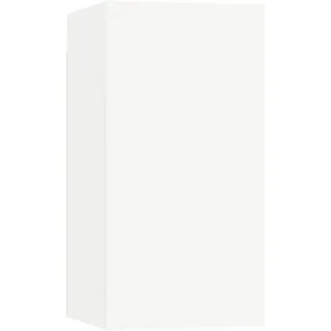 vidaXL Meuble TV Blanc 30,5x30x60 cm Aggloméré pas cher