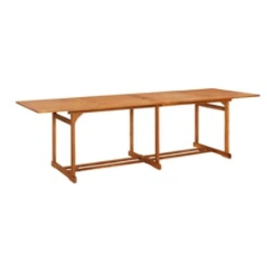vidaXL Table à dîner de jardin 280x90x75 cm Bois d'acacia massif pas cher