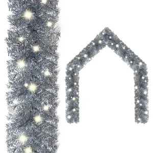 Comparateur de prix : Vidaxl - Guirlande de Noël avec lumières led 20 m Argenté Silver