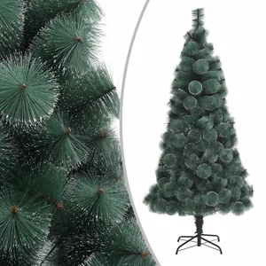 Comparateur de prix : vidaXL Sapin de Noël artificiel avec support Vert 240 cm PET
