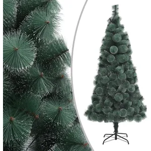 Comparateur de prix : vidaXL Sapin de Noël artificiel avec support Vert 180 cm PET