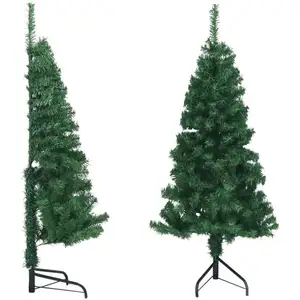 Comparateur de prix : vidaXL Sapin de Noël artificiel d'angle Vert 120 cm PVC