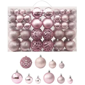 Comparateur de prix : vidaXL Ensemble de boules de Noël 100 pcs Rose