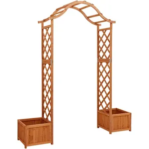 Comparateur de prix : vidaXL Pergola de jardin avec jardinière Bois pin massif