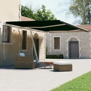 vidaXL Auvent automatique sur pied 600x300 cm Anthracite pas cher