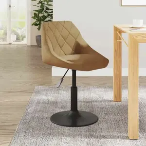 Comparateur de prix : vidaXL Vidaxl Tabouret De Bar Marron Velours