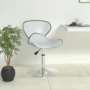 Comparateur de prix : vidaXL Tabouret de bar Blanc Similicuir