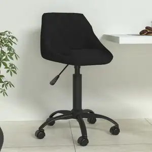 Comparateur de prix : vidaXL Chaise de salle à manger Noir Velours