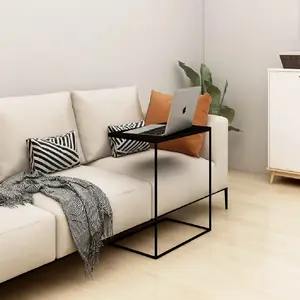 Comparateur de prix : vidaXL Table d'appoint Noir 55x35x66 cm Bois d'ingénierie