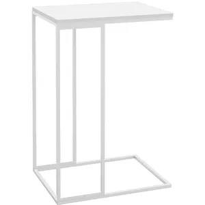 Comparateur de prix : vidaXL Table d'appoint Blanc 40x30x59 cm Bois d'ingénierie