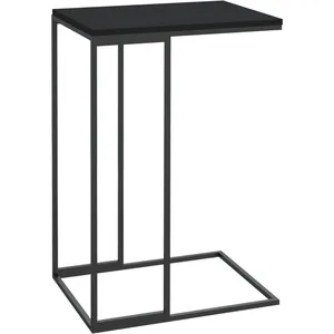 Comparateur de prix : vidaXL Table d'appoint Noir 40x30x59 cm Bois d'ingénierie