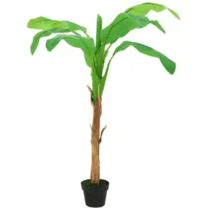 Comparateur de prix : vidaXL Bananier artificiel avec pot 180 cm Vert