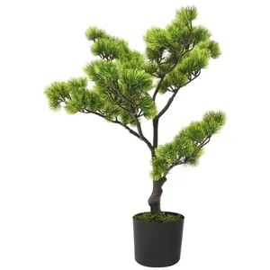 Comparateur de prix : vidaXL Bonsaï de pin artificiel avec pot 60 cm Vert