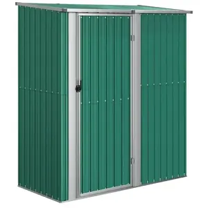 vidaXL Abri de jardin Vert 180,5x97x209,5 cm Acier galvanisé pas cher