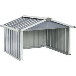 Comparateur de prix : vidaXL Abri pour robot de jardin 92x97x63 cm Acier galvanisé Gris