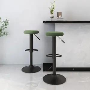 Comparateur de prix : vidaXL Tabourets de bar lot de 2 vert foncé velours