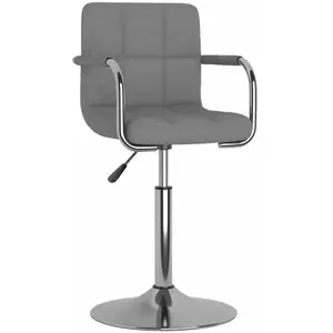 Comparateur de prix : vidaXL Tabouret de bar Gris clair Tissu