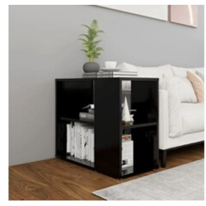 Comparateur de prix : vidaXL Armoire latérale Noir 60x30x50 cm Aggloméré