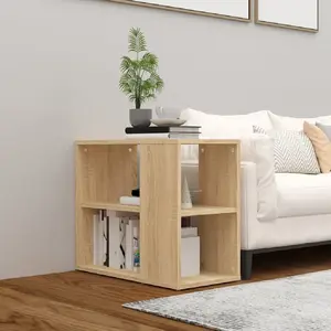 Comparateur de prix : vidaXL Armoire latérale Chêne sonoma 60x30x50 cm Aggloméré