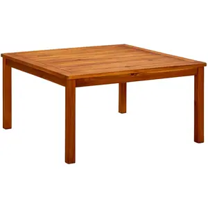 vidaXL Table basse de jardin 85x85x45 cm Bois solide d'acacia pas cher