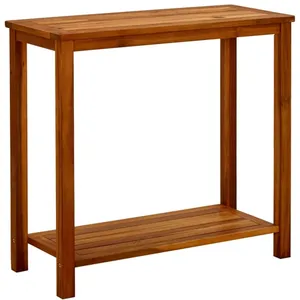 Comparateur de prix : vidaXL Table console de jardin 80x35x75 cm Bois d'acacia solide