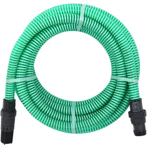 Comparateur de prix : vidaXL Tuyau d'aspiration avec raccords en PVC vert 1" 10 m PVC